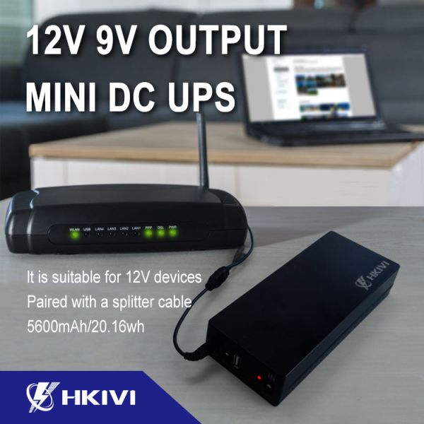 China 5200mAh Smart Mini UPS For Router And Modems Ups 20000 Mah Portable Power Station factory