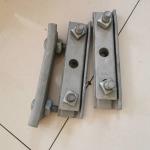 Galvanized Guy Power Line Fittings 3 Bolt Type Cable Suspension Clamp