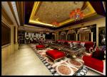 Gold Classical American Style Wooden Luxury Sofa Hotel Fabric KTV Sectional Sofa