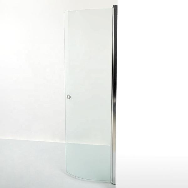 EN12150/CE/SGCC/Australian Certificate 6-12mm Single Curved Bent Tempered Shower
