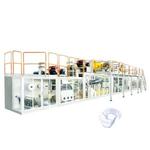 China 240KW Semi Automatic Baby Diaper Machine factory