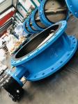 DN1650 Flanged wormgear Rotork Captop Underground butterfly valve