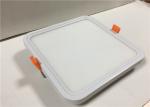 9W 18W Ultra Thin Recessed Led Panel Light Adjustable For Kitchen 1920lm