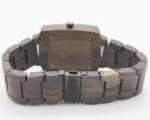 Japan Movement Square Wooden Watches Natural Wood Hands Work
