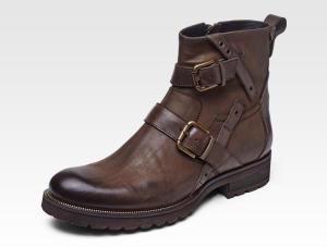 China Leisure Mens Suede Chelsea Boots , Lace Up Round Toe Grey Leather Chukka Boots factory