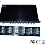 1RU Rackmount 24 Channel DWDM Mux Demux Low Insertion Loss With LC / UPC