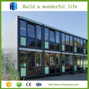 China prefabricated steel structure 40ft Container House movable camp house labor colony factory