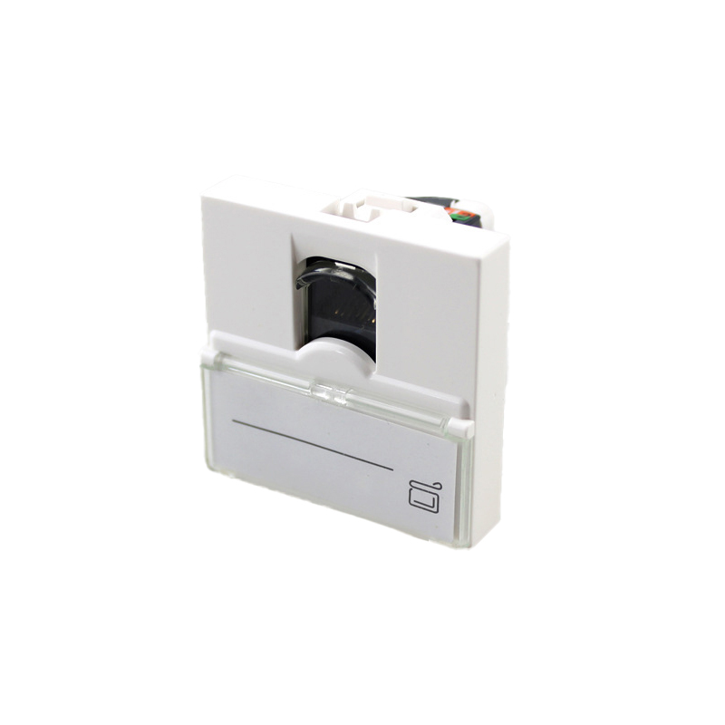 Exact Cables 45*22.5 mm UTP CAT6A Keystone Jack for Networking within Different Colors