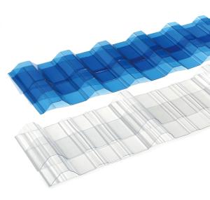 China Lightweight Clear Corrugated Polycarbonate Plastic Sheet Roofing factory
