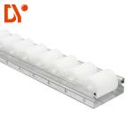 White Color Plastic Roller Track Cold Pressing / Rolling Rust Proof Custom