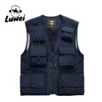 Tactical Custom Utility Outdoor Fishing Sleeveless Lightweight Utility Knit