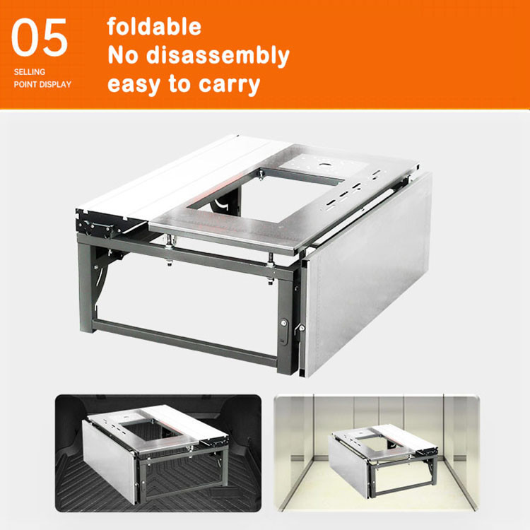 Multifunction Sliding Table Panel Saw With Wood Router For DIY Woodworking