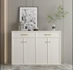 Modern Solid Wood Side Table Cabinet For Living Room Display Cabinet