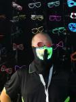 Wholesale EL Mask Festival Cosplay Costume LED Mask 2019 newest arrival Flashing
