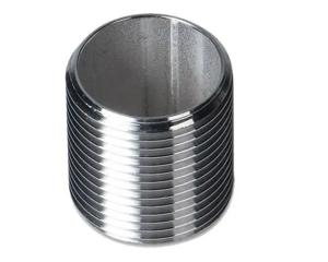 China 1/8''-6'' Stainless Steel Close Nipple With Full Thread SCH40 SCH80 factory