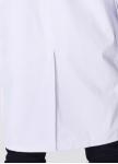 180 GSM Doctor Unisex White Plain Woven Long Sleeve Coat Antmicrobial Wrinkle