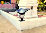 Outdoor Solar LED Garden Lights IP65 210lm/w LiFePO4 Battery 50000hrs Lifespan