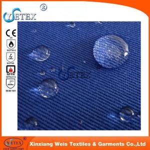 China 100 Cotton Twill Water Oil Repellent Fireproof Cloth Material Arc Flash Protective factory