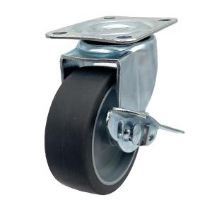 China 50MM TPR Tread Swivel Plate Caster Wheels Light Duty factory
