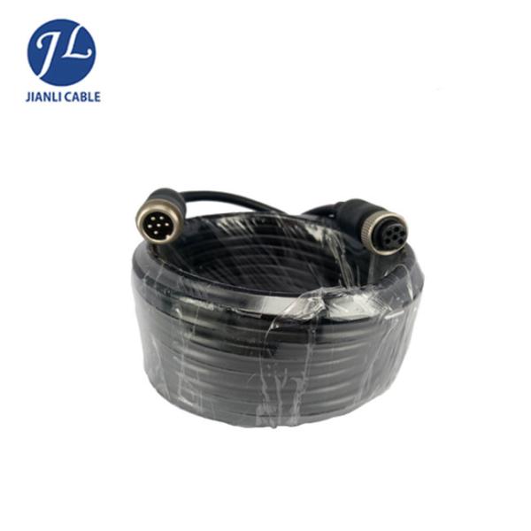 Waterproof 6PIN Male To Female Electrical Aviation Cable With Gold Plated