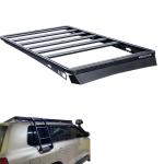 Black Aluminum Alloy Roof Rack Mount Basket for 4Runner Car Roof Off Road
