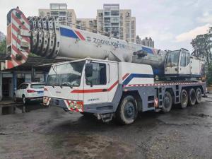 China All Terrain Zoomlion 110 Ton Mobile Crane Truck Mounted Five Arms Jib factory