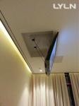 60kg Max Load Motorized TV Flip , Ceiling Flip Down Motorized Tv Mount Thin