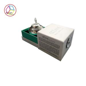 China Fancy Cosmetic Gift Box / Personalised Makeup Box Sticked Golden Logo factory