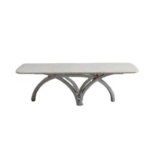 China Stainless Steel Metal Legs Modern Dining Furniture For Home Office Decoration factory