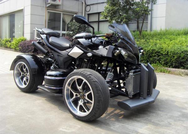 Adult Four Wheeler Motorcycle With Big Tool Boxes , 350cc Four Wheeler Single
