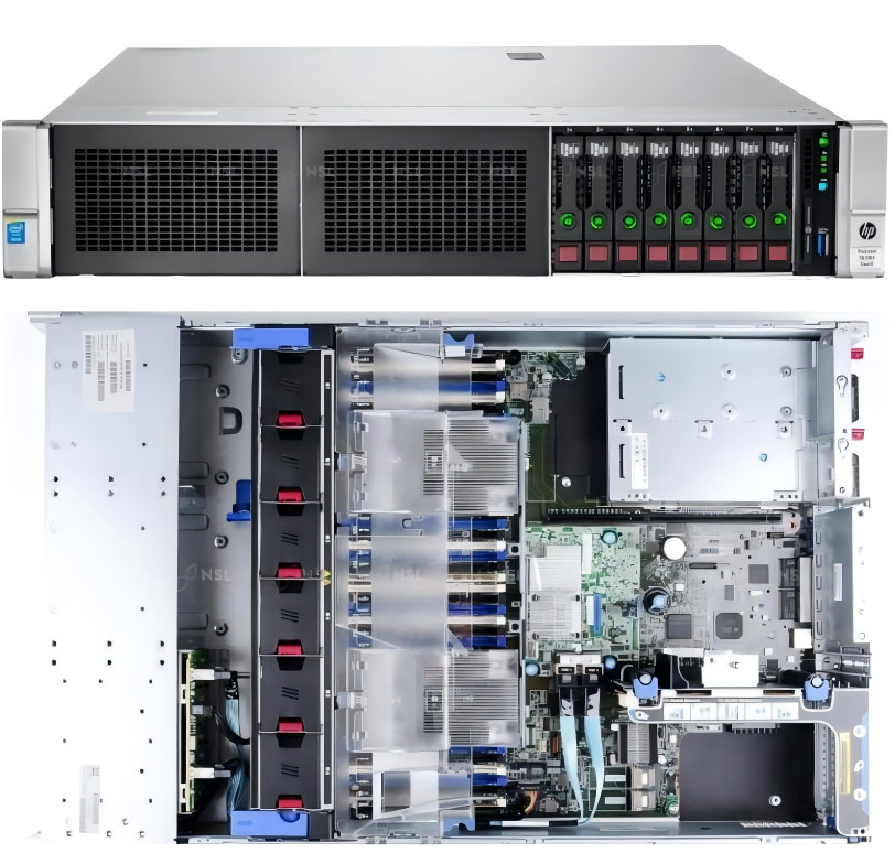 China Rackmount 800W HPE Storage Server DL380 Gen9 8SFF+2SFF on sale