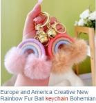 Cartoon Bear Keychain Cute Crystal Keychain Suitable for Car Keys Bag Ornaments