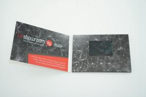China Bulk Printing Paper LCD Video Brochure For Advertising / Promotion / Marketing 7 Inch A5 Size Template factory