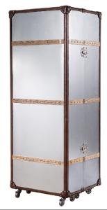 China Four Layers Stainless Steel Wine Cabinet Retro Industrial Wine Cabinet factory