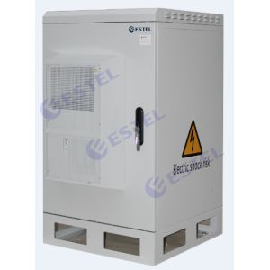 20U Temperature Control Outdoor Wall Mounted Cabinet Single Wall 48V DC LED