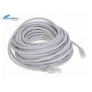 15U Gold Plated Plug RJ45 Patch Leads , UTP Router Computer Cat6 Patch Cord