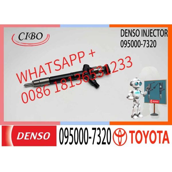 High Performance Fuel Injector 095000-7320 Common Rail Injector 23670-0R130 for TOYOTA 1AD-FTV