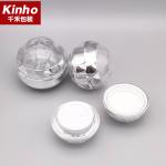 15g 30g Cream Jar Acrylic 50g 70g Face Cream Ball Diamond Shape With Lid Double