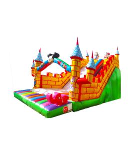 China Mickey Mouse Castle Inflatable Large Slide For Childrens factory