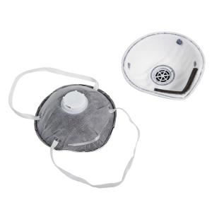 China Professional Disposable Valved Dust Mask High Bacteria Filtration Efficiency factory