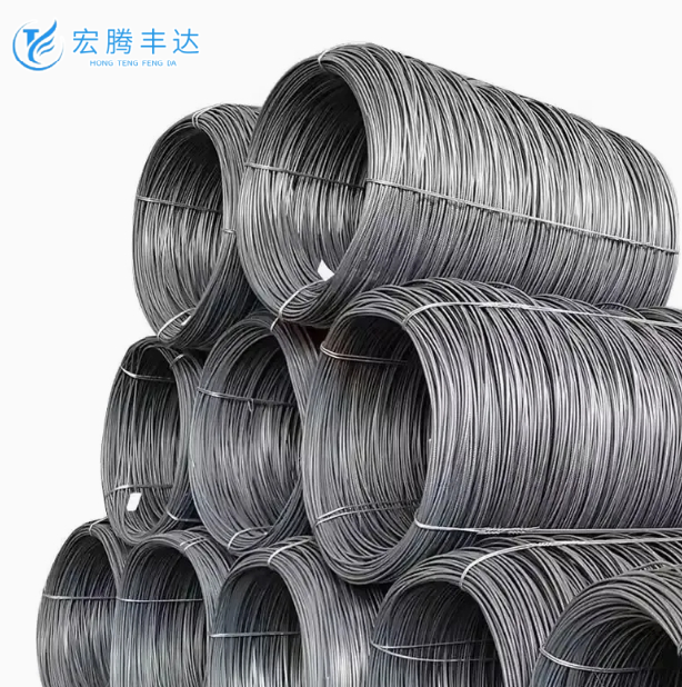 China Low Alloy Steel Wire Rod 65Mn Q345 ML08AL ML35 ML40Cr Carbon Steel Wire Rod factory
