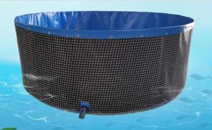 China 5000L Aquaculture Fish Farm Wire Mesh Fish Farming Tank Fish Pond Plastic Tank Diy Fish Pond factory
