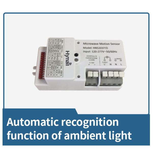 HNS203HB Dimming Daylight Monitoring High Bay Motion Sensor AC 1 -1 0v