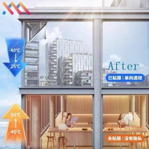 China Customized Length Self-Adhesive PET Tint Film for Car Window Privacy Protection and Anti-UV on sale