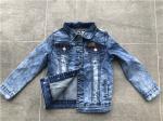 LTD Kids Denim Jacket Mottle Wash Button Through Boys Denim Jacket TW78757
