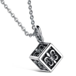 China New Fashion Tagor Jewelry 316L Stainless Steel Pendant Necklace TYGN008 factory