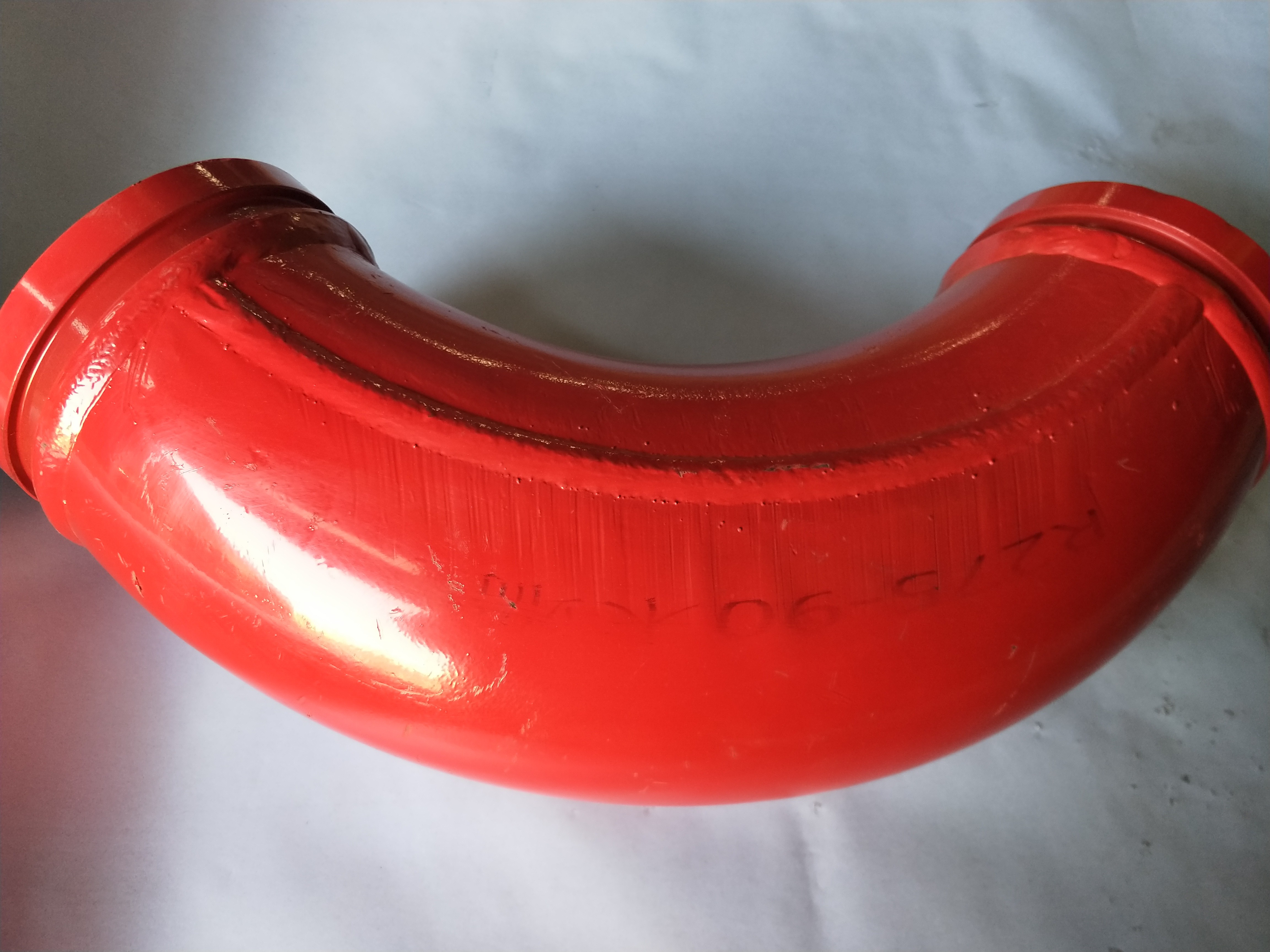 13759028 Red Color End Elbow 125*R275-90 for Concrete Pump