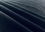 Dark Green Brushed Knit Fabric / 85% Polyester Warp Knitting Fabric 230GSM