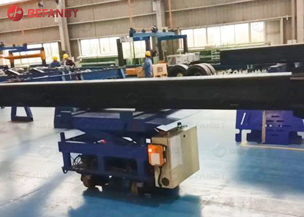 Trackless Electric Lifting Moving Transfer Cart 2tons