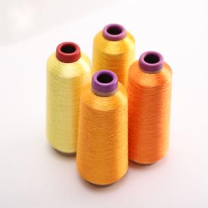 China White Eco Friendly Dyed Spun Polyester Yarn For Knitting Soft Texture Low Pilling factory